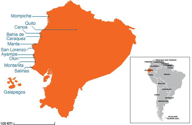Ecuador - Country map image