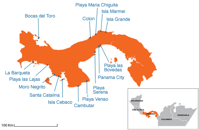 Panama - Country map image