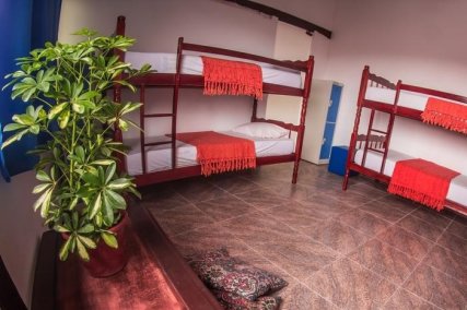 Four bunks beds with private bathroom
