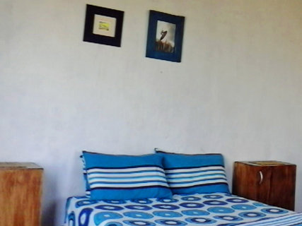 Double room with double bed and awesome sea, beach and river views.
