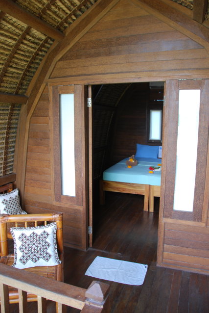 Lumbung double room with balcony and pool view!